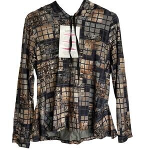 A616826 WOMEN WITH CONTROL Petite Hoodie Black PM